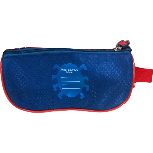 Spiderman Set Mochila Con Ruedas + Lonchera + Cartuchera Spiderman Mod2