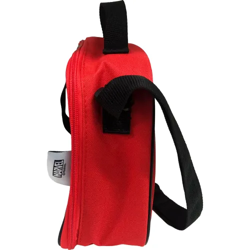 Spiderman Set Mochila Con Ruedas + Lonchera + Cartuchera Spiderman Mod1