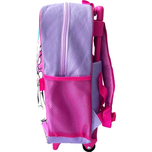 Minnie Set Mochila Con Ruedas + Lonchera + Cartuchera Minnie Mod1