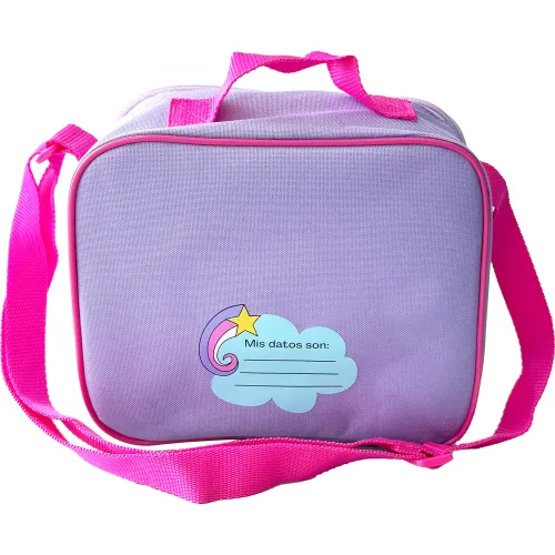 Minnie Set Mochila Con Ruedas + Lonchera + Cartuchera Minnie Mod1