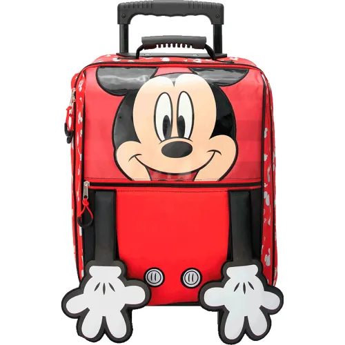 Mickey Rojo de Niña / Niño modelo Mochila Con Ruedas Mickey Colección E Bts25 rojos rojas roja negros negra negras niña 2025080722301120483  
