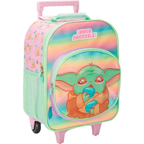 Star Wars Mochila Con Ruedas Mandalorian Nido Colección D Bts25