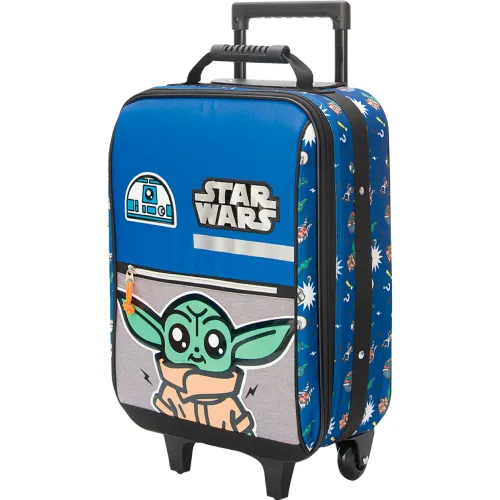 Star Wars Mochila Con Ruedas Mandalorian Colección B Bts25