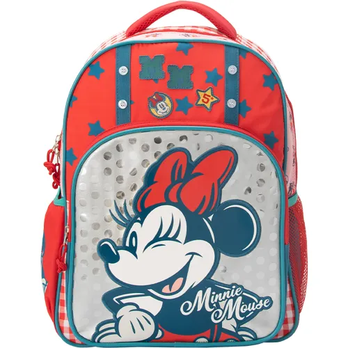 Minnie Rojo de Niña / Niño modelo Mochila  Minnie Colección E Bts25 rojos rojas roja grises niña 2025080722301120603  