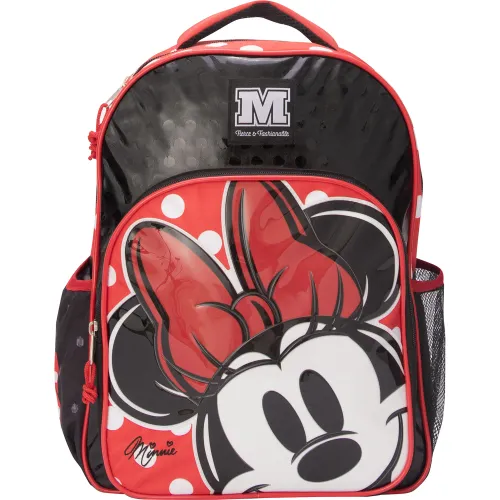 Niña Niño Minnie Rojo Mochila  Minnie Colección B Bts25