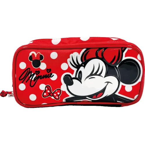 Minnie Rojo modelo Cartuchera Organizadora Minnie Colección B Bts25 rojos rojas roja negros negra negras 2025080722301120906  