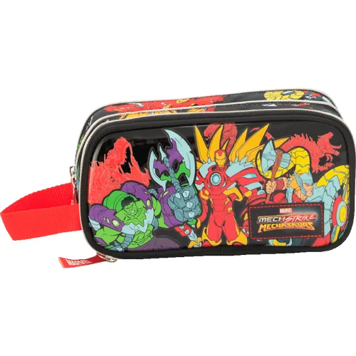 Avengers Rojo modelo Cartuchera Organizadora Avengers-Hulk Colección F Bts25 rojos rojas roja negros negra negras 2025080722301120954  