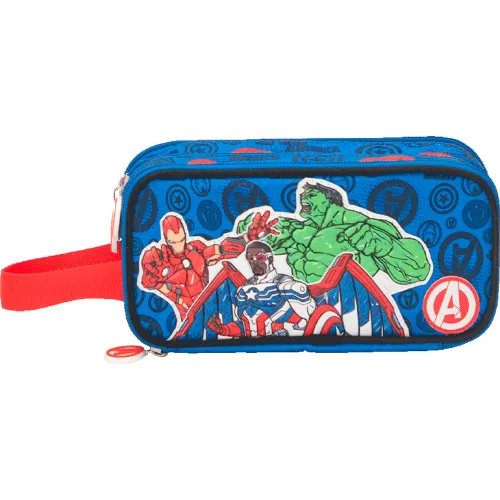 Avengers Rojo modelo Cartuchera Organizadora Avengers Colección B Bts25 rojos rojas roja azules 2025080722301120960  