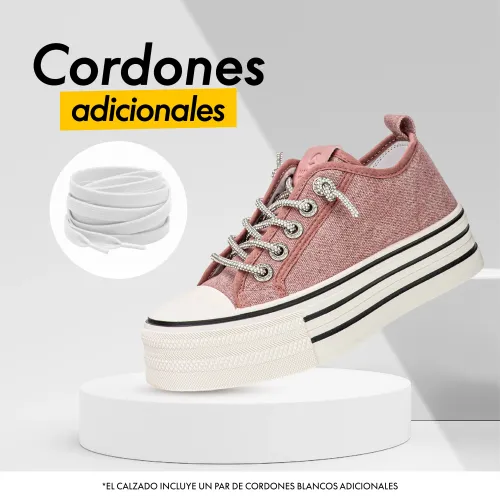 PATAUGAS Zapatilla Dama Z Rosy