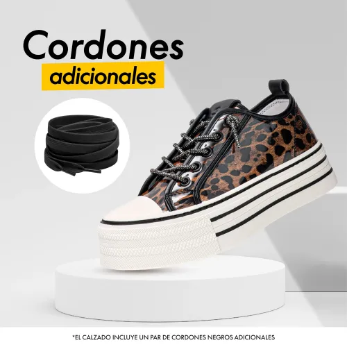 PATAUGAS Zapatilla Dama Z Leop