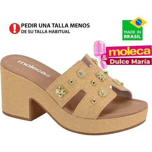 MOLECA  de Mujer modelo Sandalia Mujer 5549v26 nudes sintéticos mujer 2025080819421239805 Sintético Pvc