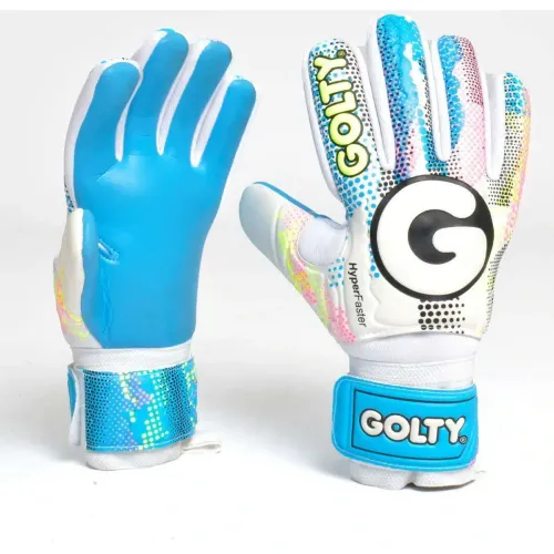 GOLTY Blanco modelo Guante De Futbol Unisex Competencia Golty Hyperfaster blancos azules 2025081122020850497  