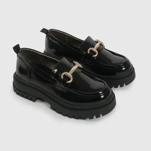 Colloky Negro de Niña modelo Zapato Niña Kg51000201v26 negros  niña 2025081219025562691 Cuero TR