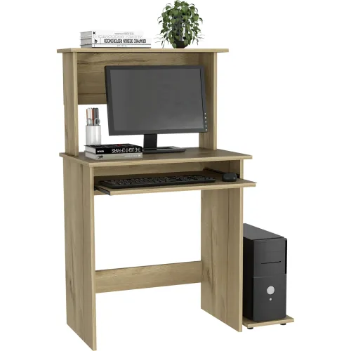 TUHOME Escritorio Recto 70m + Modulo Torre Pc