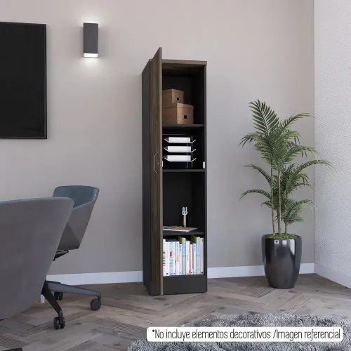 TUHOME Biblioteca Home Office 1 Puerta