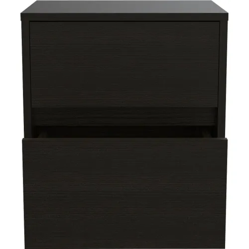 TUHOME Velador Trivor 2 Cajones