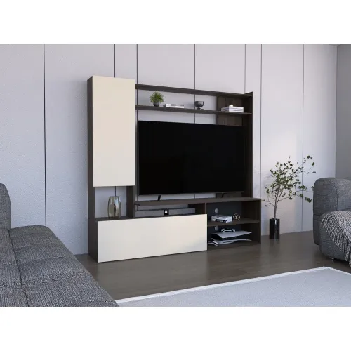 TUHOME Estante Tv70 Nolic 2 Puertas