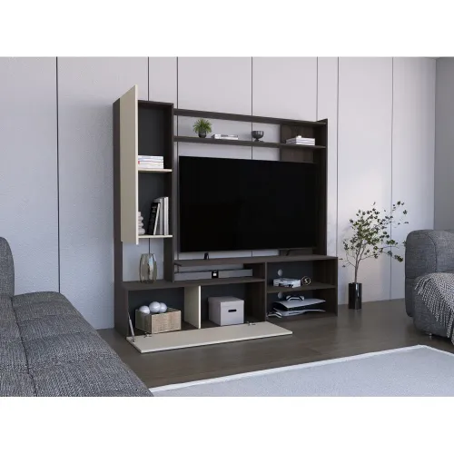 TUHOME Estante Tv70 Nolic 2 Puertas