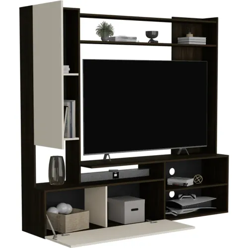 TUHOME Estante Tv70 Nolic 2 Puertas