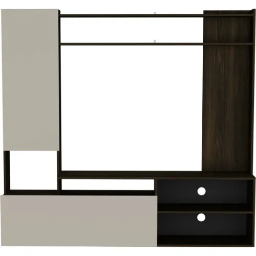 TUHOME Estante Tv70 Nolic 2 Puertas