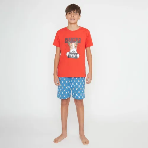 Kayser Rojo de Niño modelo Pijama Short Juvenil 76.81-Roj niño 2025081316533676087  