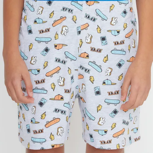 Kayser Pijama Short Juvenil 76.815-Azu