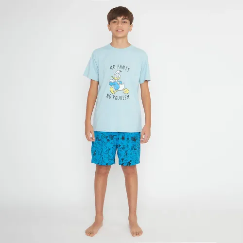 Kayser Celeste de Niño modelo Pijama Short Juvenil D7659-Cel niño 2025081316533676132  