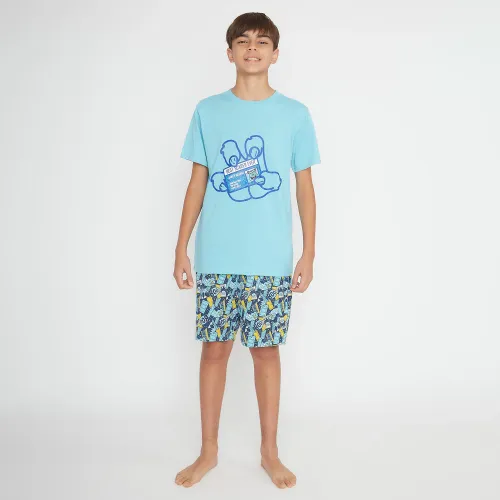 Kayser Celeste de Niño modelo Pijama Short Juvenil D7660-Cel niño 2025081316533676141  