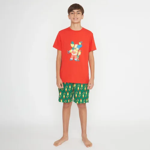Kayser Rojo de Niño modelo Pijama Short Juvenil S7674-Roj niño 2025081316533676222  