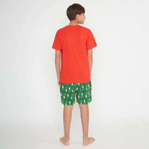 Kayser Pijama Short Juvenil S7674-Roj