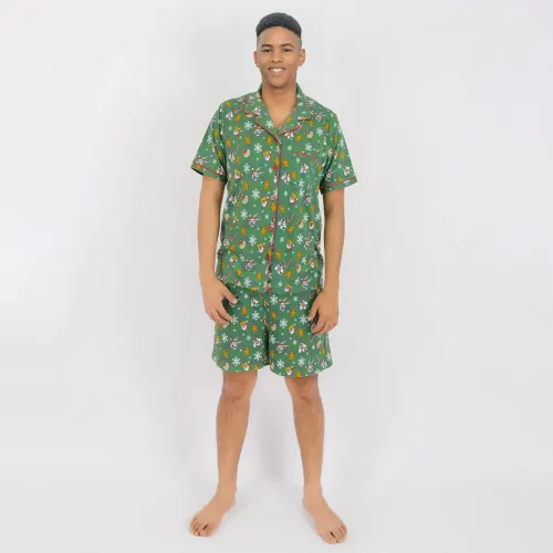 Kayser Verde de Niño modelo Pijama Short Juvenil W7601-Ver niño 2025081316533676231  