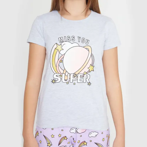 Kayser Pijama Capri Juvenil 75.1094-Gri