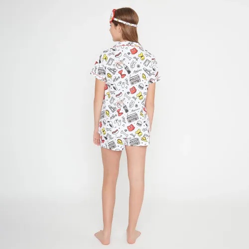 Kayser Pijama Short Juvenil D7574-Bla