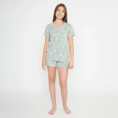 Kayser Verde de Niño modelo Pijama Short Juvenil D7574-Ver niño 2025081316533676330  