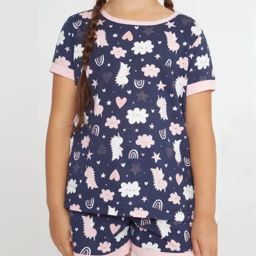 Kayser Pijama Short Niños 73.1099-Azu