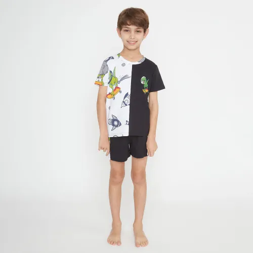 Kayser Negro de Niño modelo Pijama Short Niños 74.818-Neg niño 2025081316533676480  