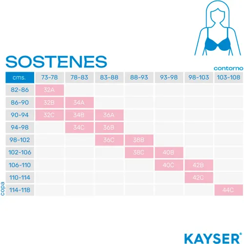Kayser Sosten Soft Mujer 50.8129-Blab