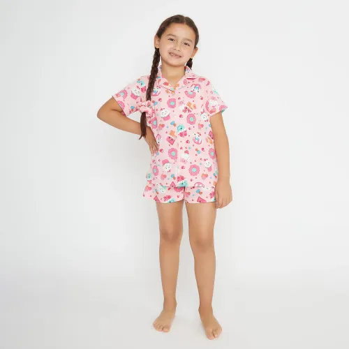 Kayser Rosado de Niño modelo Pijama Short Niños Abotonado + Colet 73.1118-Ros niño 2025081316533677356  