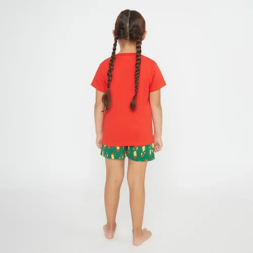 Kayser Pijama Short Niños S7374-Roj