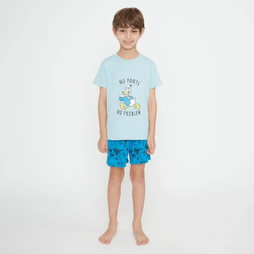 Kayser Celeste de Niño modelo Pijama Short Niños D7459-Cel niño 2025081316533677608  