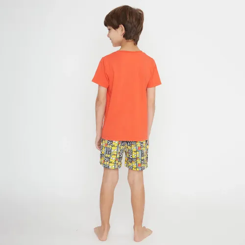 Kayser Pijama Short Niños S7459-Roj