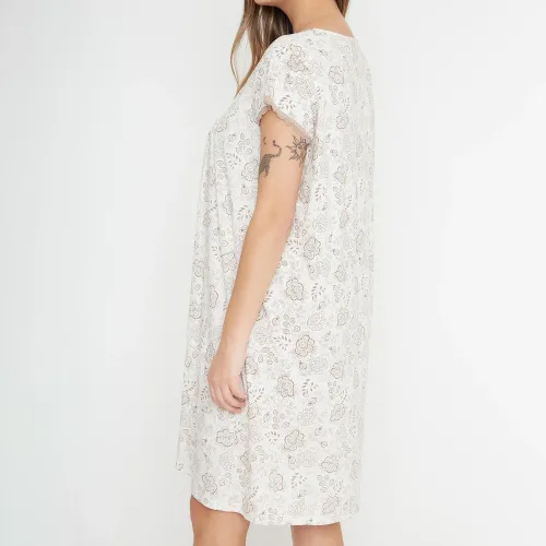 Kayser Camisa Manga Corta Mujer 71.1071-Caf