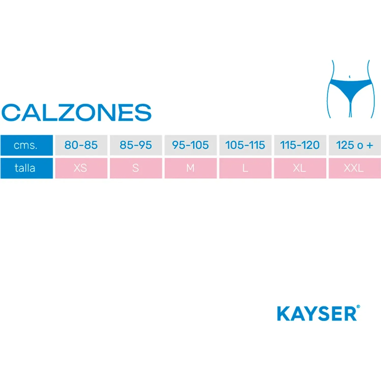 Trusa Kayser Colaless Mujer 12.5100-Neg color negro | Platanitos