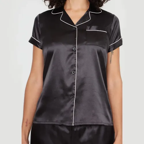 Kayser Pijama Pantalon Abotonado Mujer 70.1120-Neg