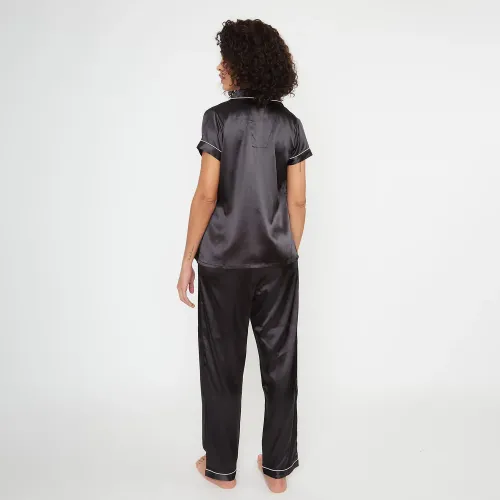 Kayser Pijama Pantalon Abotonado Mujer 70.1120-Neg