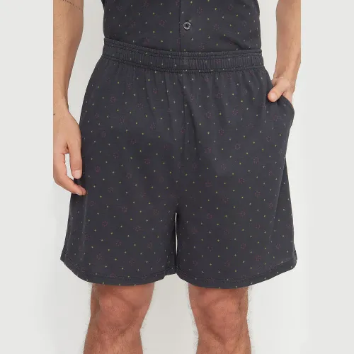 Kayser Pijama Short Abotonado Hombre 77.811-Gri
