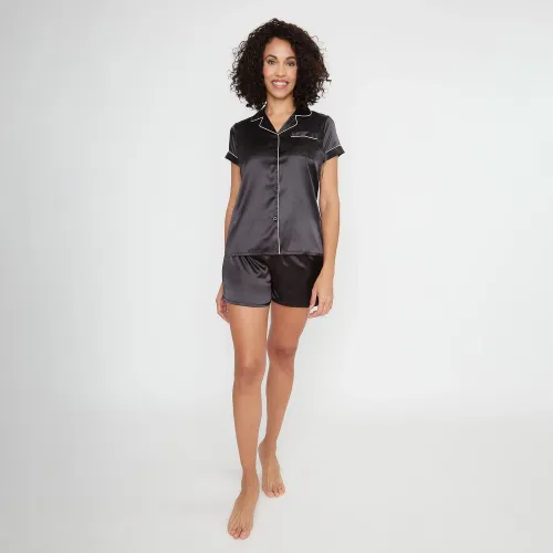 Kayser Negro de Mujer modelo Pijama Short Abotonado Mujer 70.1121-Neg mujer 2025081316533679319  