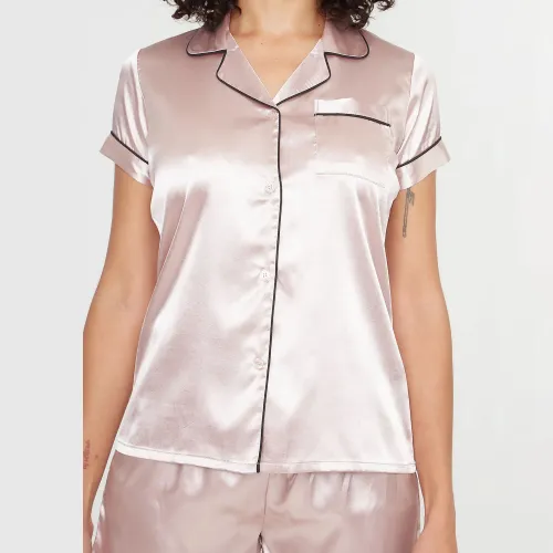 Kayser Pijama Short Abotonado Mujer 70.1121-Ros