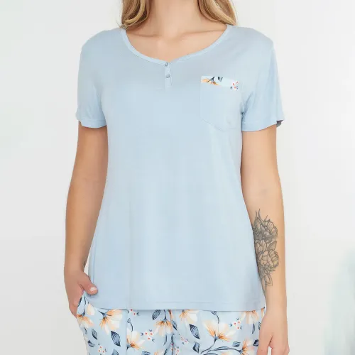 Kayser Pijama Short Viscosa Mujer 70.1080-Cel