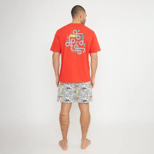 Kayser Pijama Short Hombre D7762-Roj